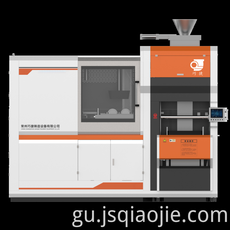 Automatic Upper And Lower Sand Shooting Slide Out Molding Machine